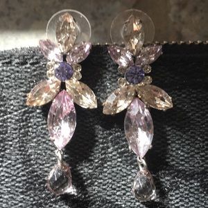 High-end costume gorgeous sparkly earrings